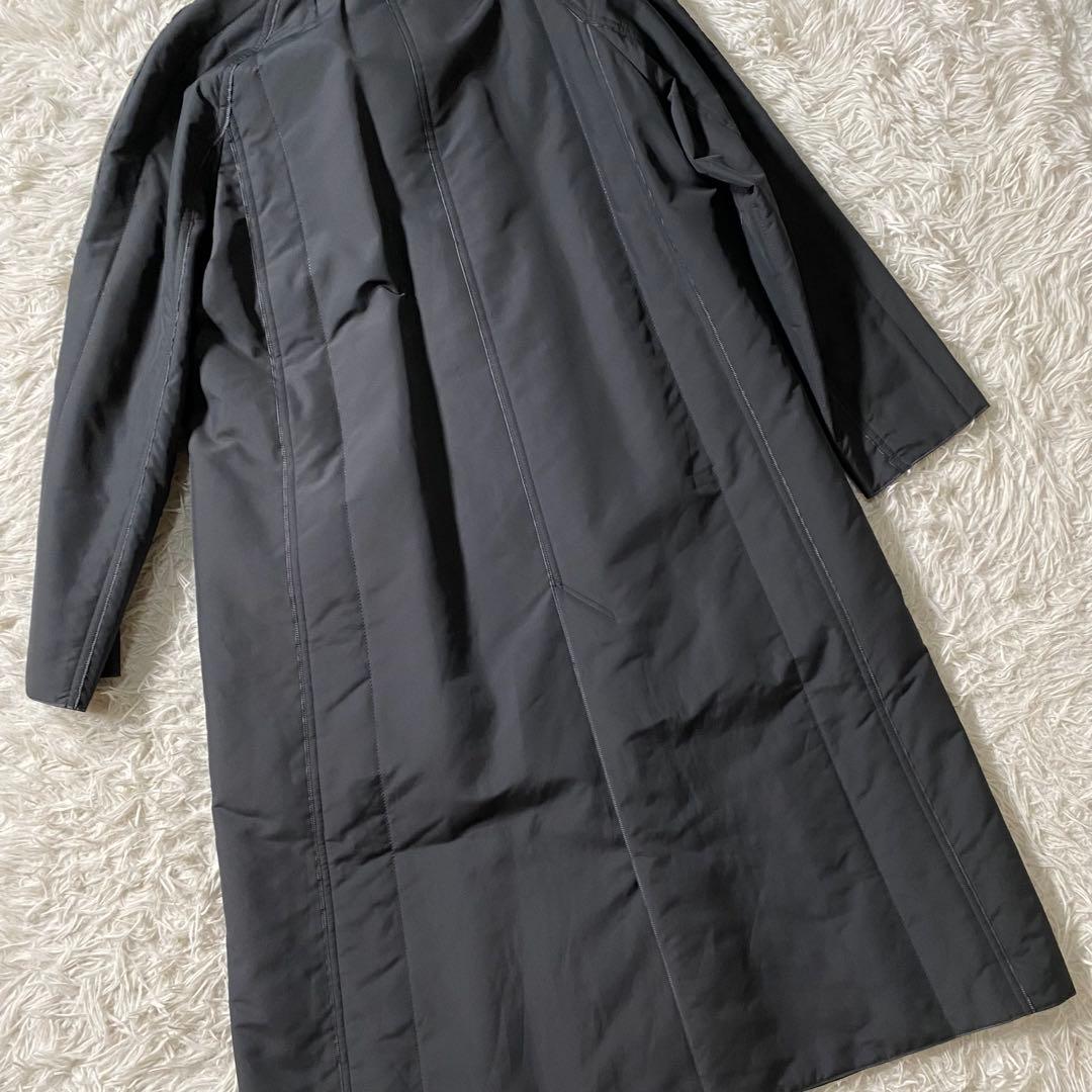 美品】プリーツプリーズ　ダブルチェスターコート　ライナー付き　ロング丈　3サイズ