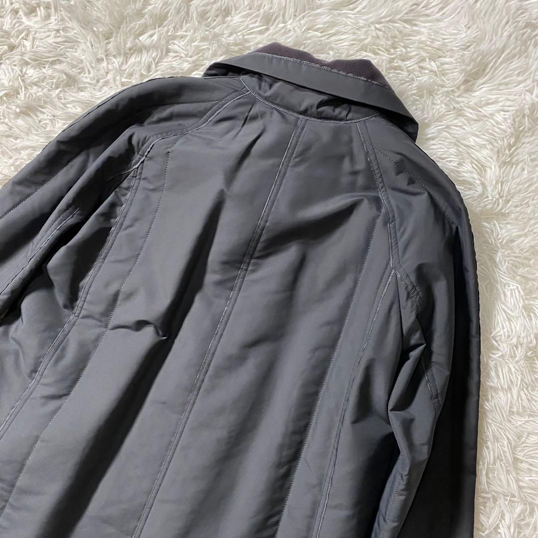 美品】プリーツプリーズ　ダブルチェスターコート　ライナー付き　ロング丈　3サイズ