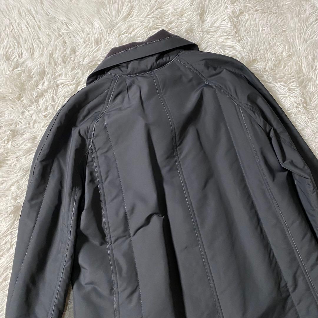 美品】プリーツプリーズ　ダブルチェスターコート　ライナー付き　ロング丈　3サイズ