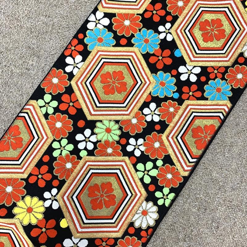 501ag30□七五三 七歳 女児 着物&袋帯&長襦袢 束ね熨斗 桐□状態良好