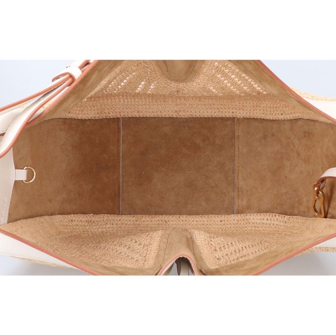 Loewe ハンモック　ホワイト ベージュ 2waysトートショルダーバック