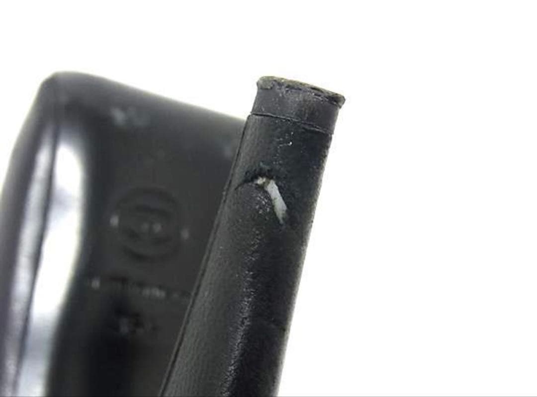 CHANELココマーク レザー ヒール サイズ 36 1/2 (約23cm)