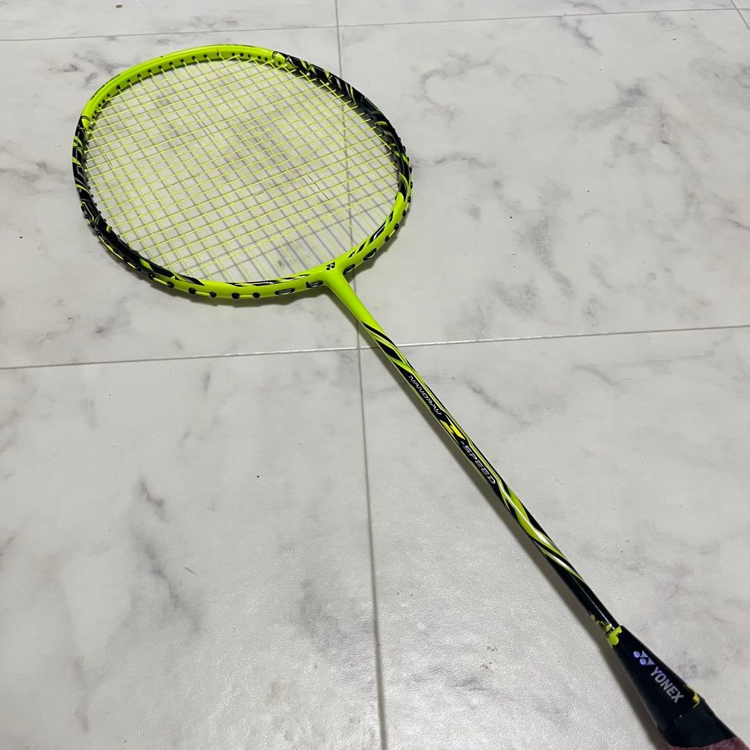 NANORAY Z-SPEED ライムイエロー　バドミントンラケット　廃盤品