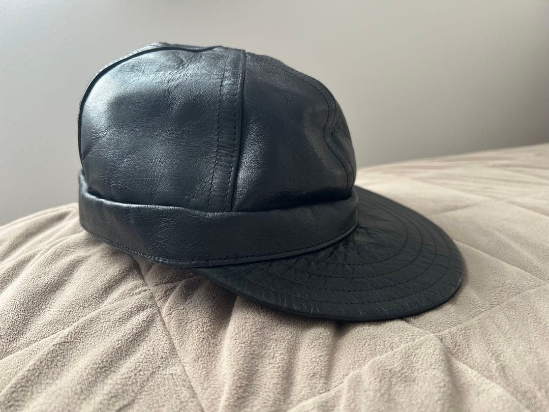 美品　MA19105 ¥24200 リアルマッコイズ　レザーキャップ