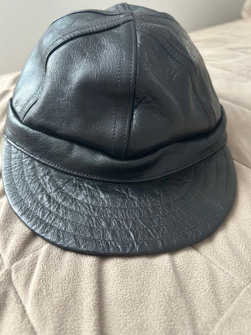 美品　MA19105 ¥24200 リアルマッコイズ　レザーキャップ