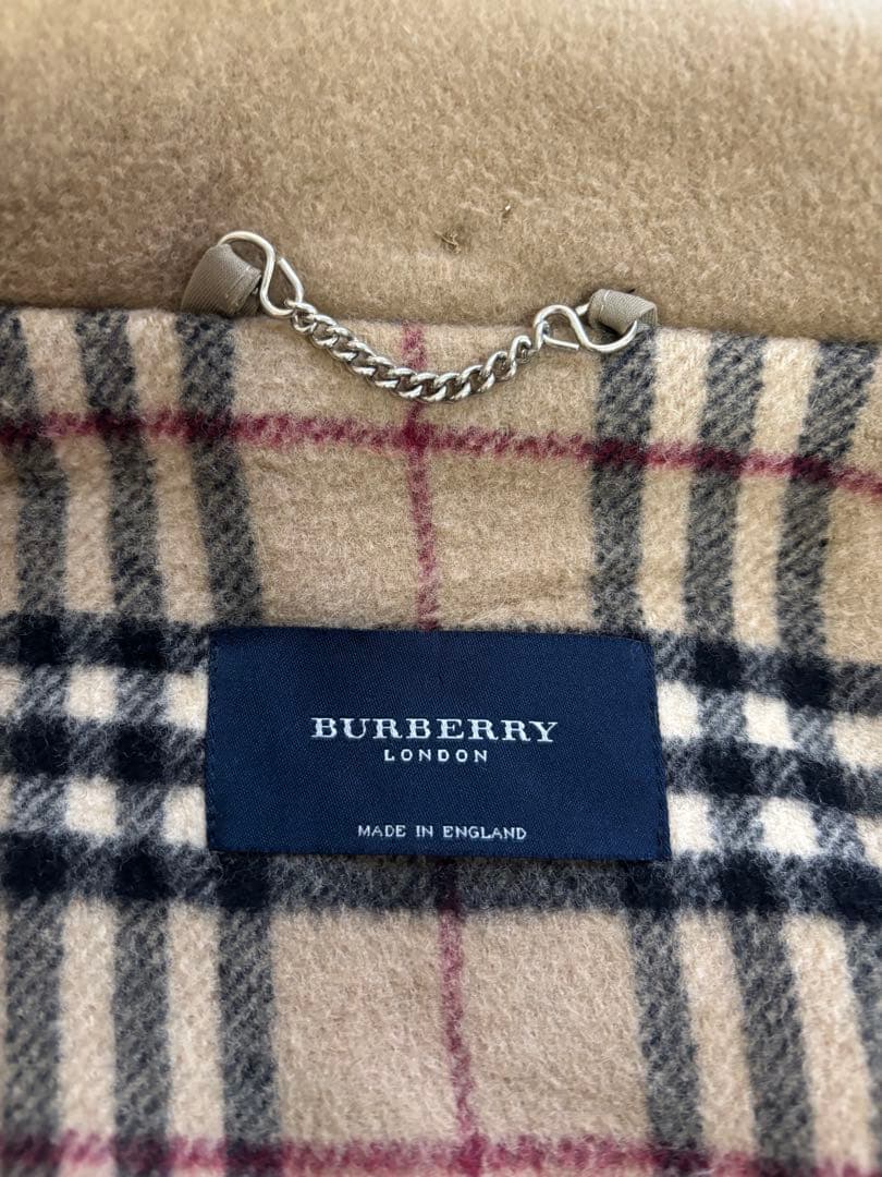 桜さま専用　バーバリー 英国製 ダッフルコート ウール100% ノバチェック