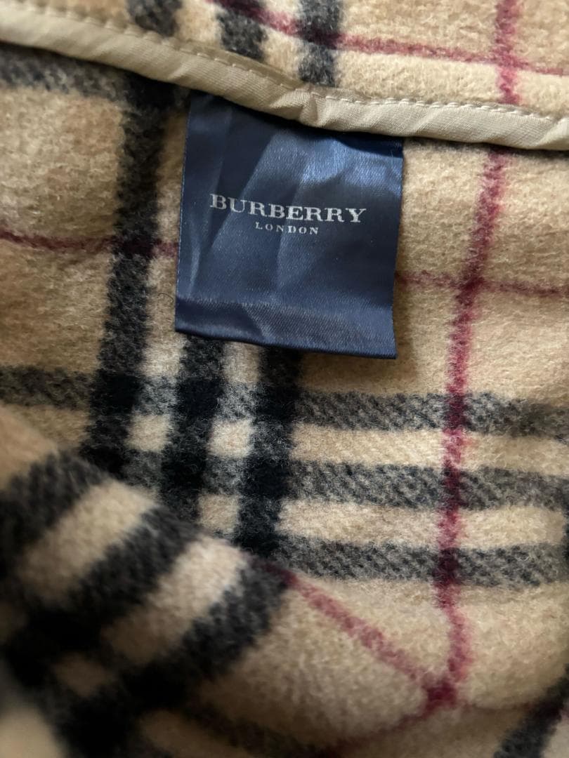 桜さま専用　バーバリー 英国製 ダッフルコート ウール100% ノバチェック
