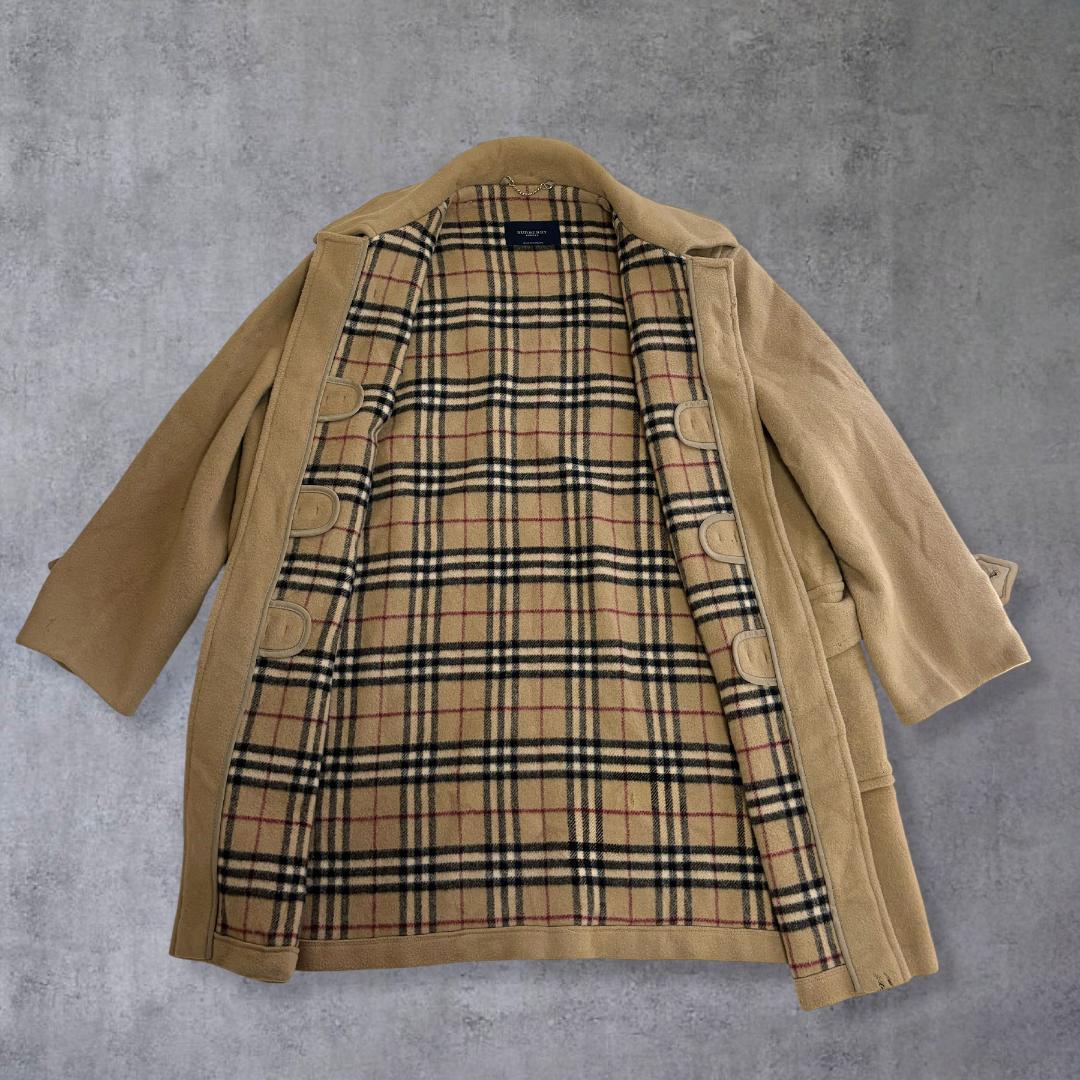 桜さま専用　バーバリー 英国製 ダッフルコート ウール100% ノバチェック