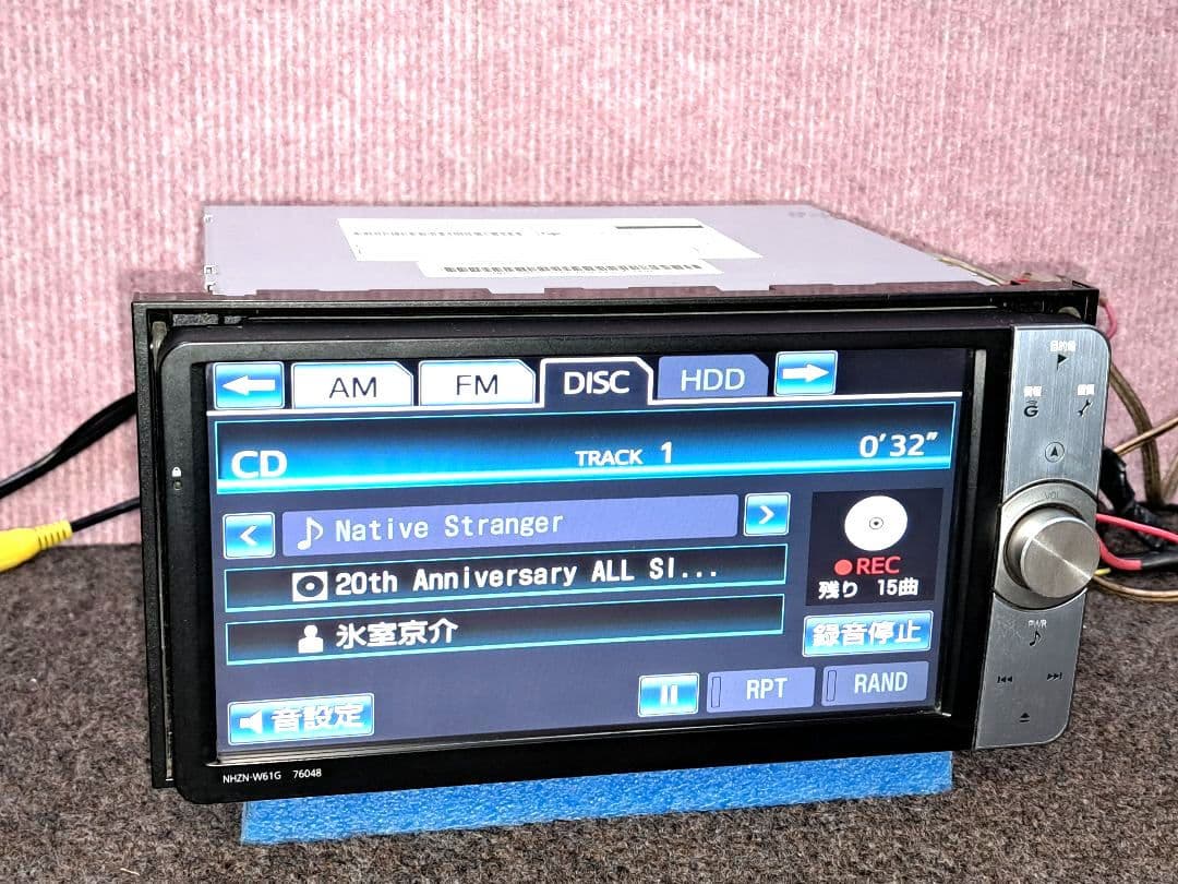 取説付◆トヨタ純正 NHZN-W61G Bluetooth対応・地デジ◆動作良好
