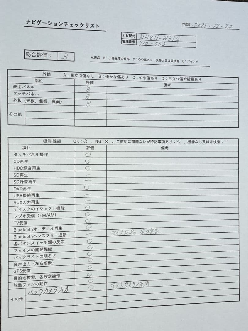 取説付◆トヨタ純正 NHZN-W61G Bluetooth対応・地デジ◆動作良好