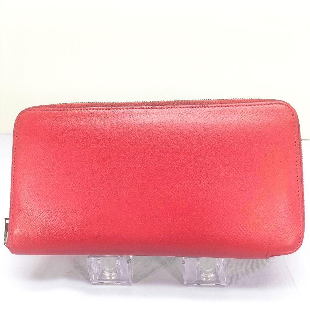 美品 エルメス アザップ シルクイン 長財布 ジップ ウォレット ジッピー