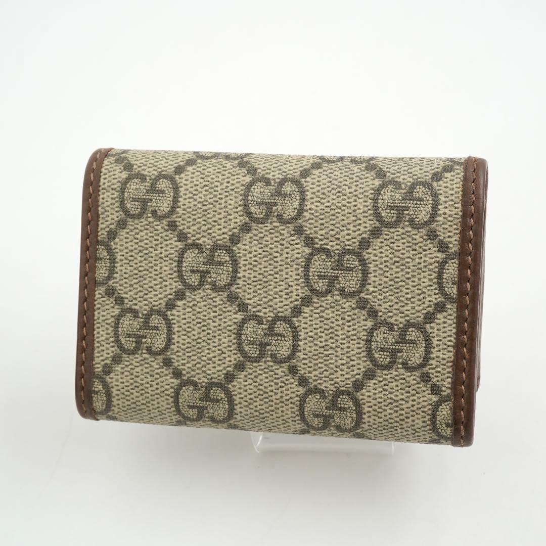 ✨箱保存袋付き・未使用に近い✨グッチ　キーケース　ホースビット　GGスプリーム