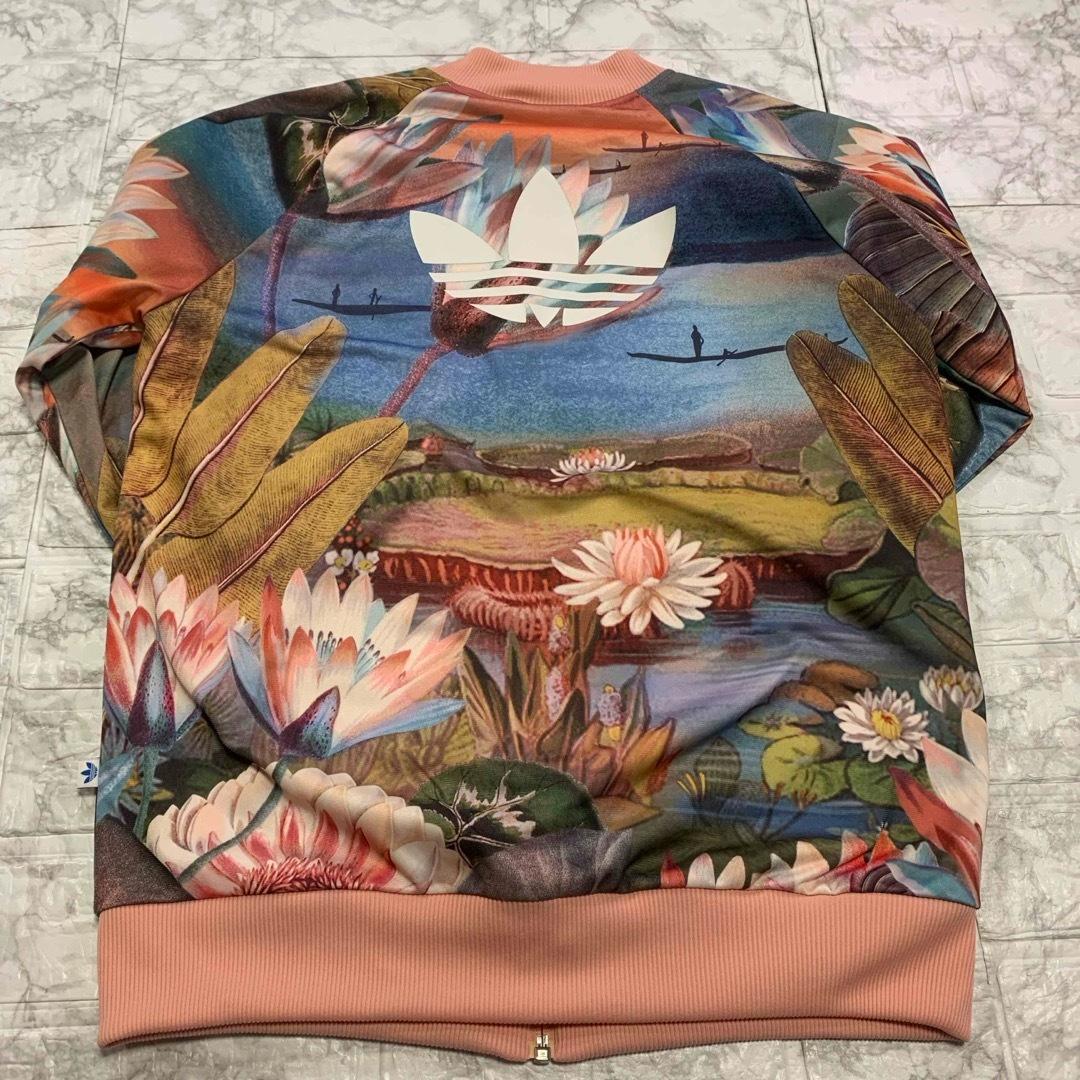 adidas 100 ジャージ　ファイヤーバード　刺繍　トレフォイル　スポーツ