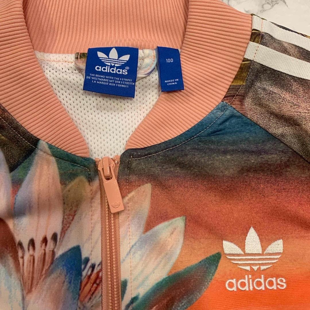 adidas 100 ジャージ　ファイヤーバード　刺繍　トレフォイル　スポーツ