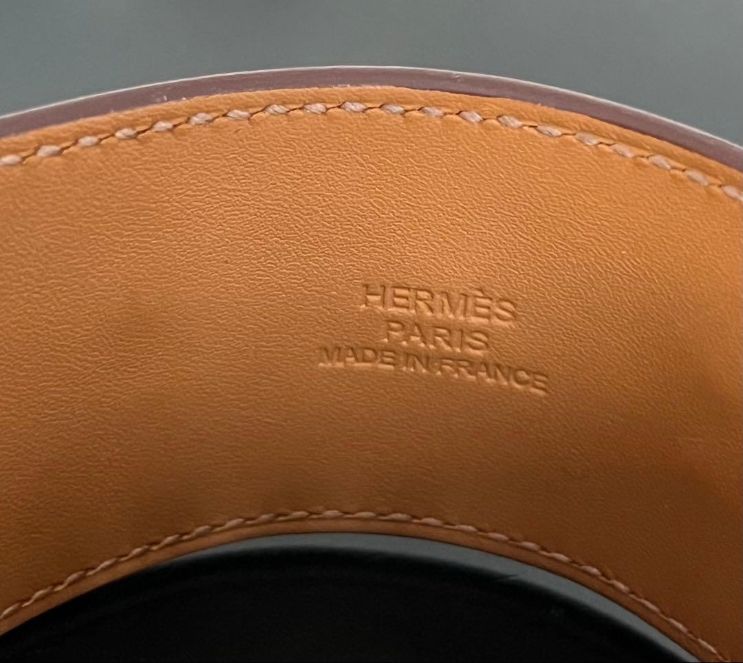 ⭐️美品　HERMES エルメス　レザーブレスレット　コリエドシアン　ゴールド
