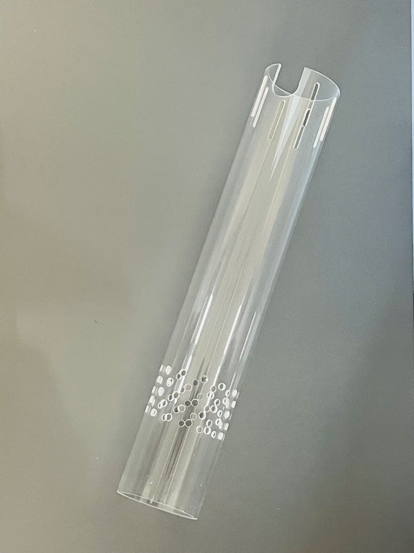 オーバーフロー加工H600用　透明三重管セット　（50Aバルソケタイプ）