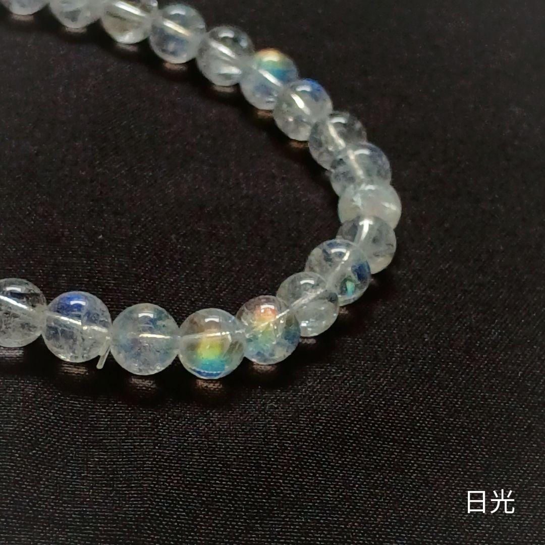 【翌日発送可】希少 入手困難 レインボームーンストーン 内径16 マダガスカル産