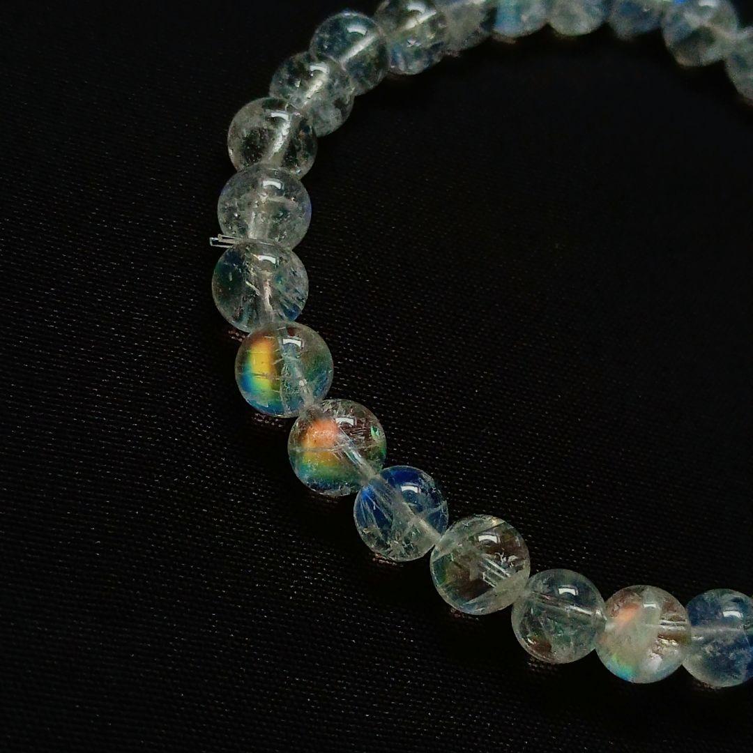 【翌日発送可】希少 入手困難 レインボームーンストーン 内径16 マダガスカル産