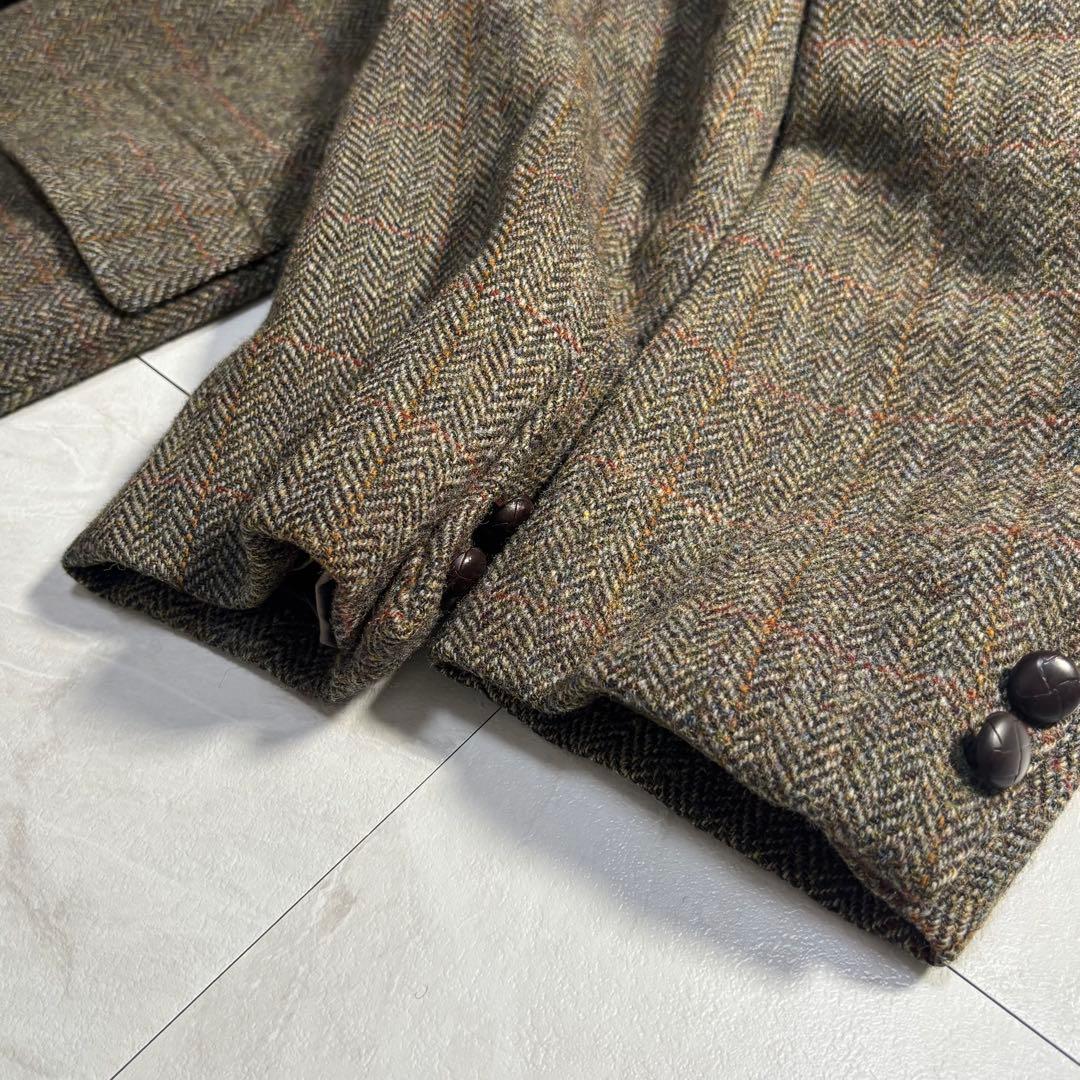 BrooksBrothers ハリスツイード 段返り3つ釦サックジャケット 44