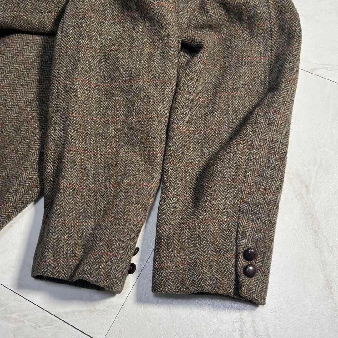 BrooksBrothers ハリスツイード 段返り3つ釦サックジャケット 44