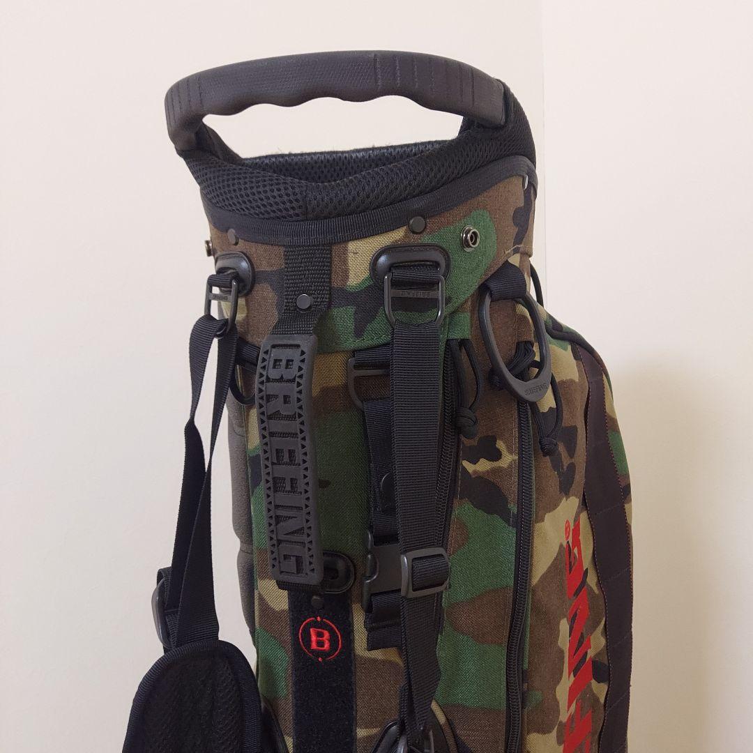 BRIEFING ブリーフィング キャディバッグ スタンド カモフラ ★美品