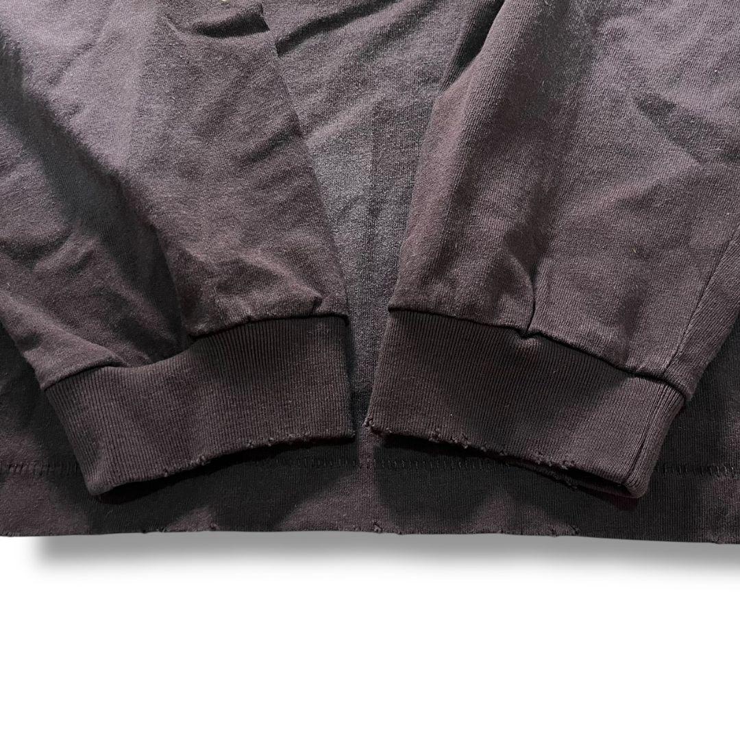 セントマイケル AW22 スカル ボーン 骨 ロンT 黒 VLONE コラボ