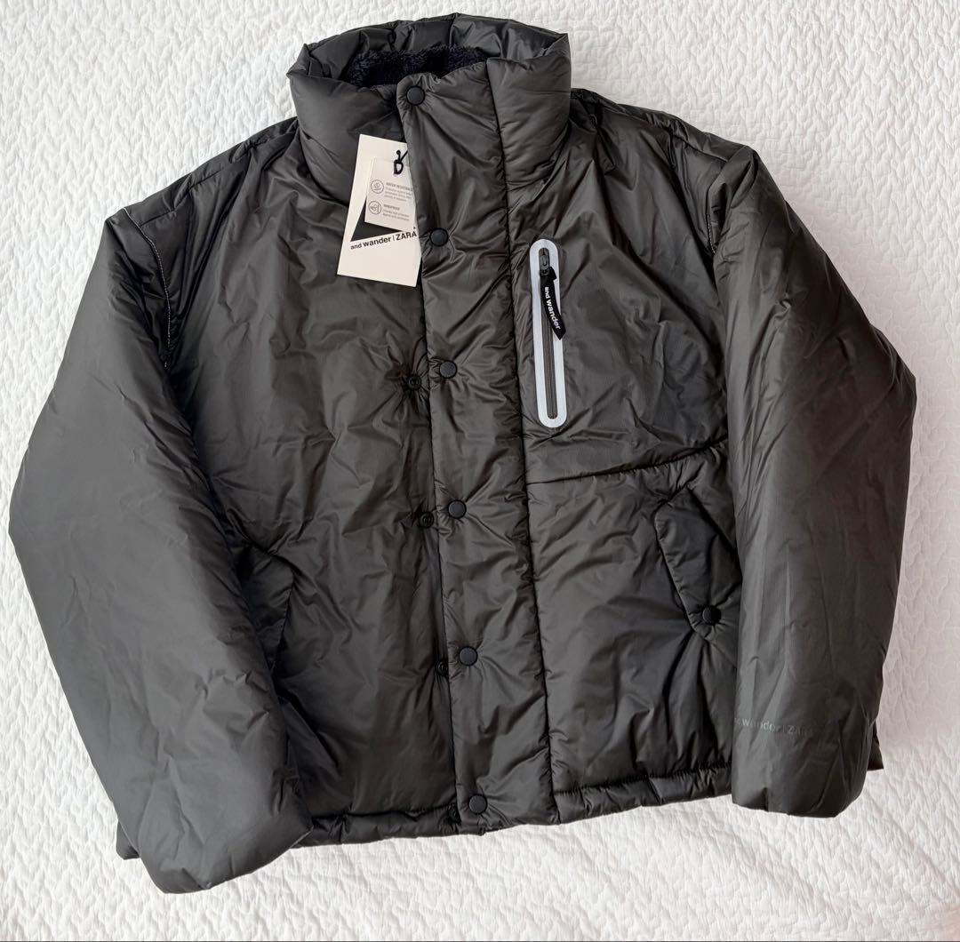 新品　zara アンドワンダー　ANDWANDER ショートパファーコート XS