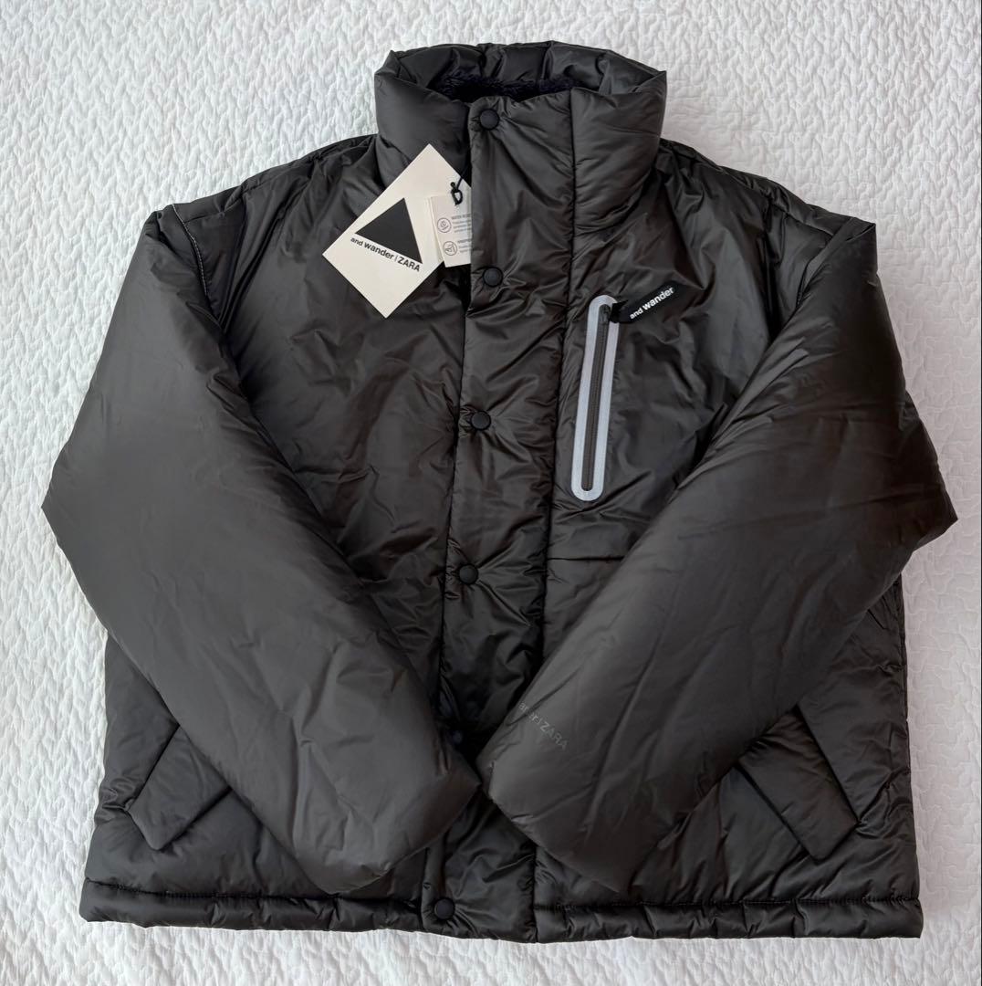 新品　zara アンドワンダー　ANDWANDER ショートパファーコート XS