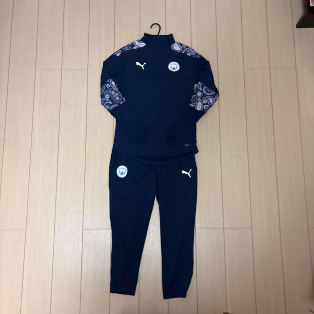 【希少】PUMAマンチェスターシティ トレーニングウェア 上下セットペイズリー