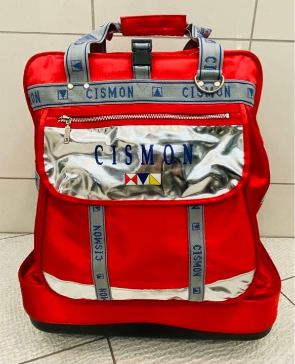 【使用1回のみ】シスモン　スキーバッグ　キャスター付　背負える　斜めがけ　赤　s