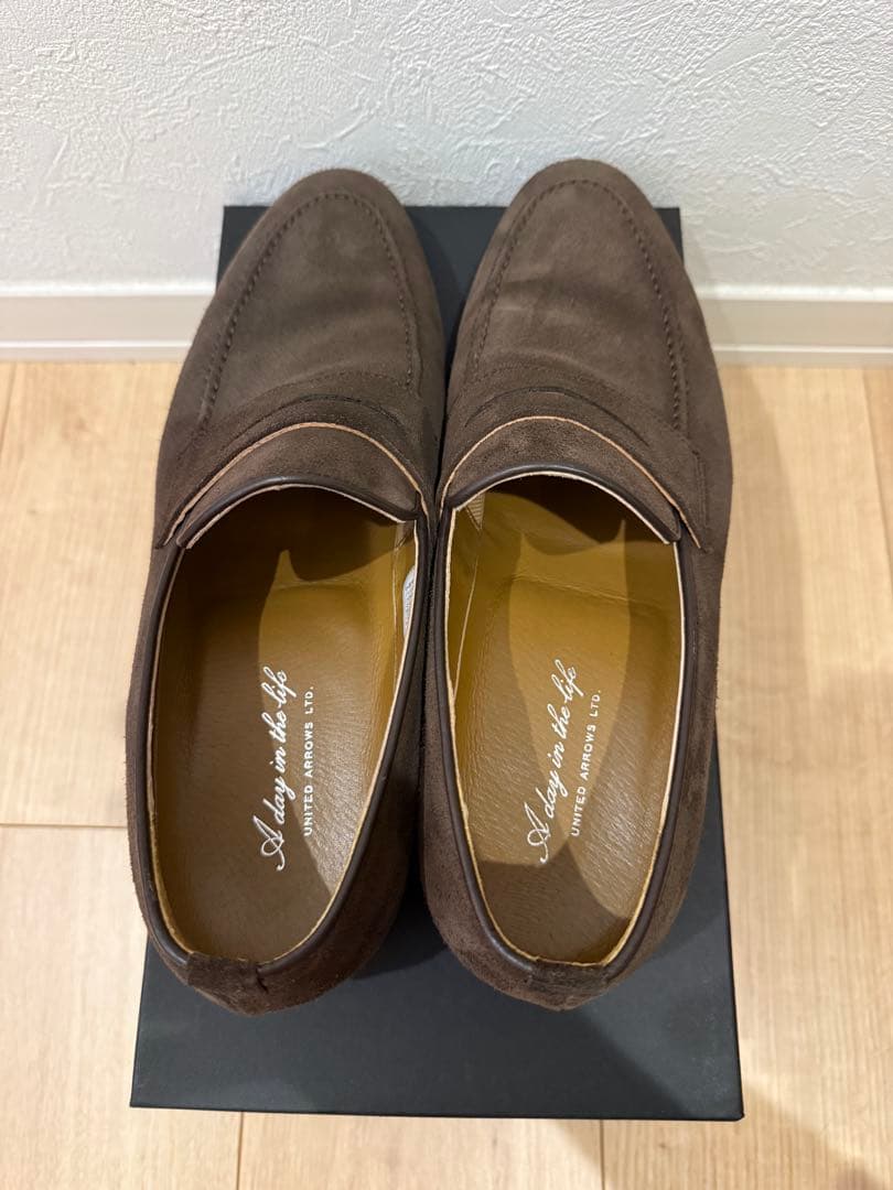 ユナイテッドアローズ　スエード ローファー