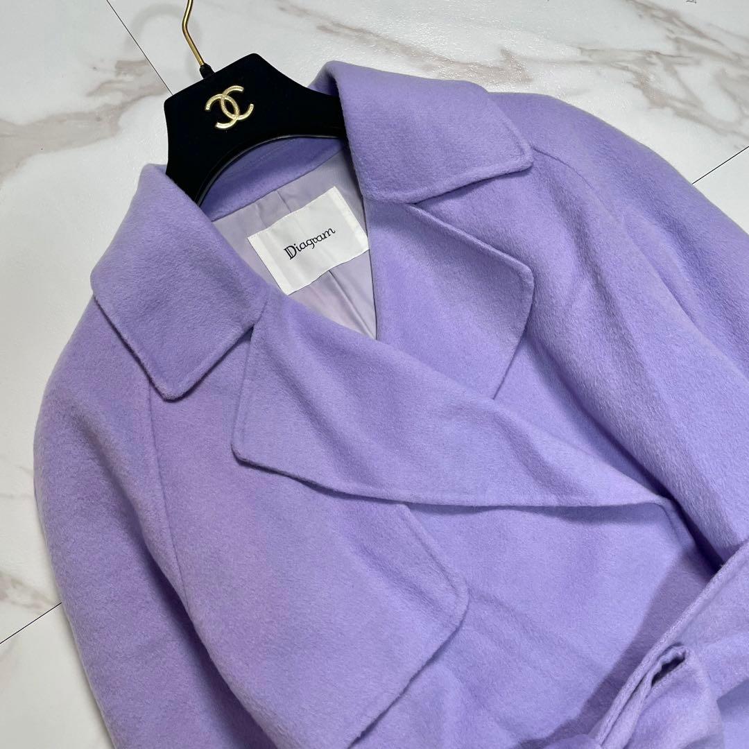 新品未使用✨ダイアグラム リバートレンチコート カシミヤ 36 近年モデル