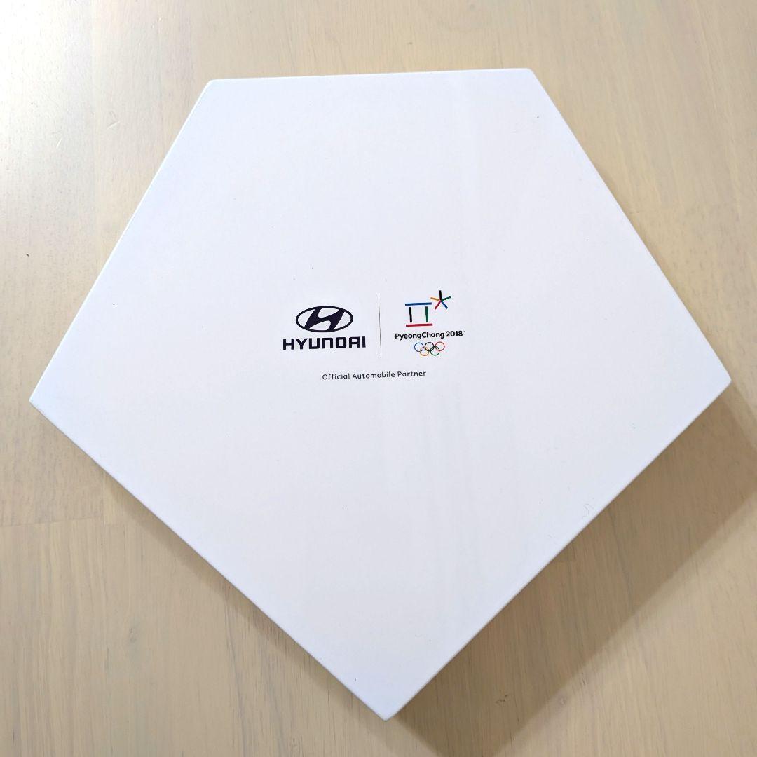 Hyundai 2018平昌冬季オリンピック記念ピンバッジセット ケース入