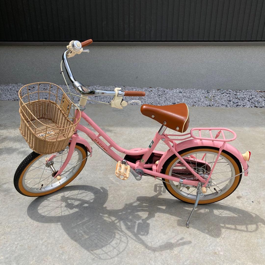 【引取限定】16インチ　キッズ自転車　ブリヂストン　ピンク　HACCHI ハッチ