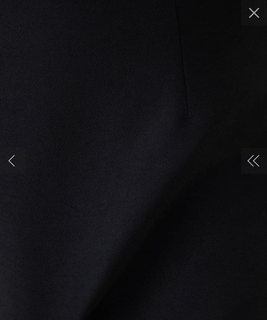 2025今季完売定価3.3万★ウィムガゼット ハーフパンツ　36 黒ハイウエスト