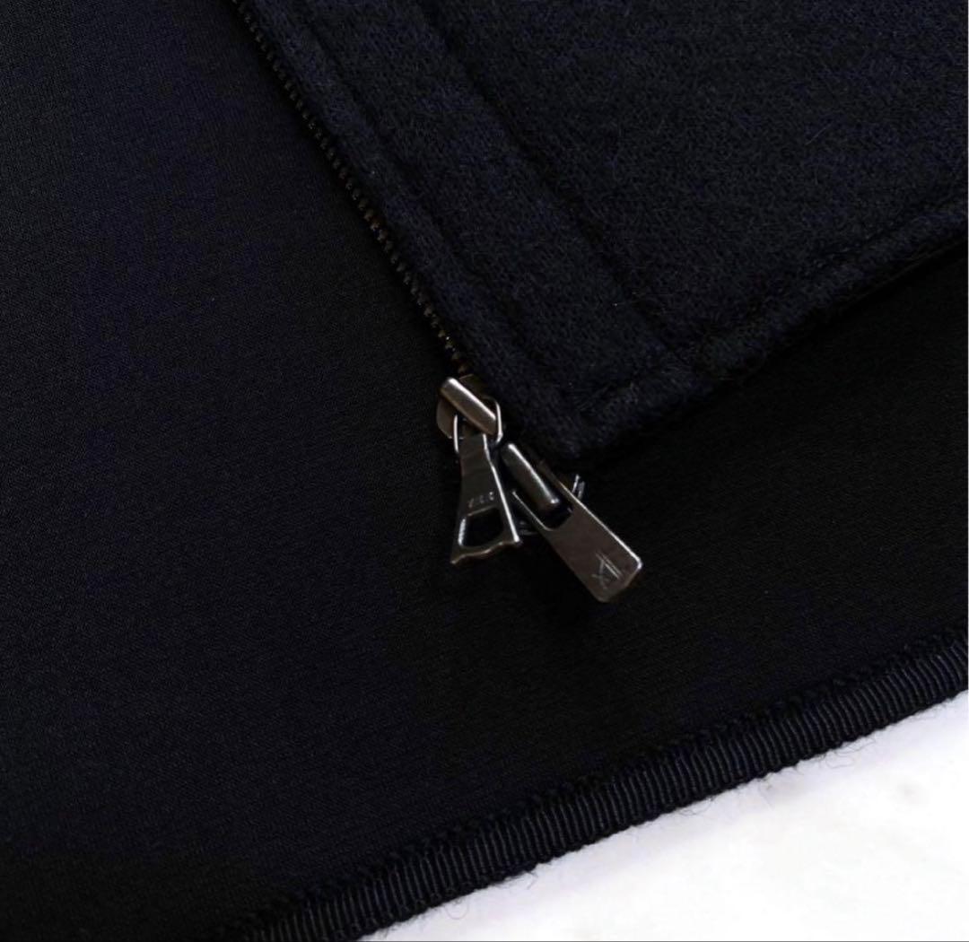 LE PHIL ルフィル ウールジャージーボンディングジャケットノーカラーコート