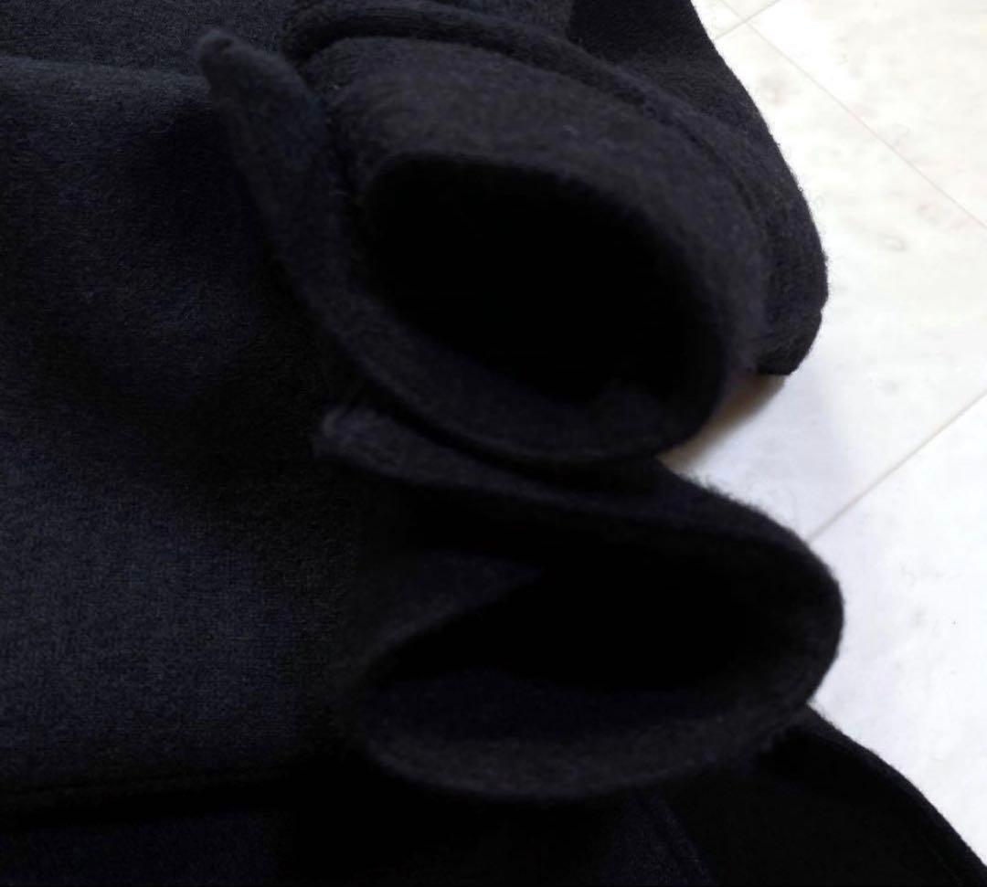 LE PHIL ルフィル ウールジャージーボンディングジャケットノーカラーコート