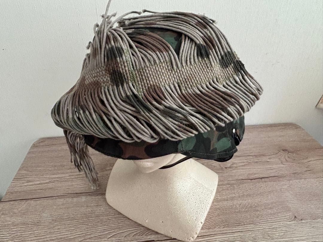 ドイツ軍 武装親衛隊 顔面偽装具 カモフラージュフェイスベール