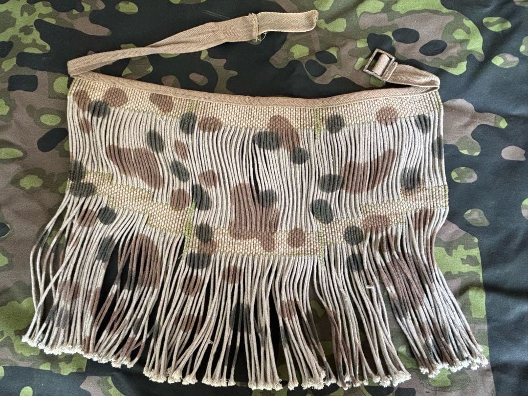 ドイツ軍 武装親衛隊 顔面偽装具 カモフラージュフェイスベール