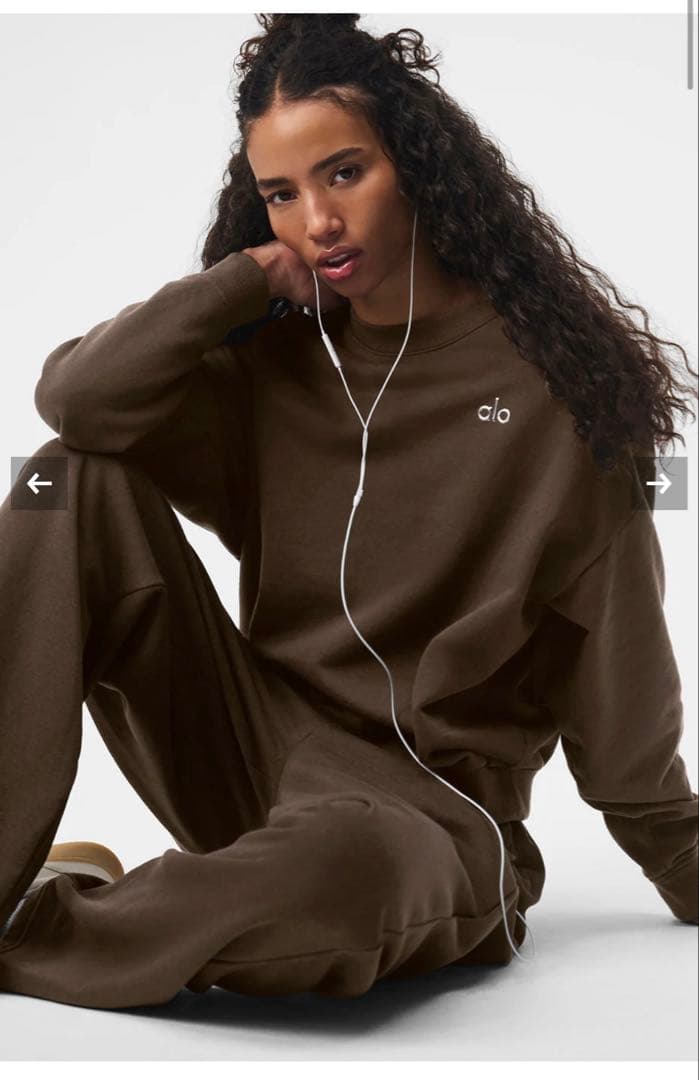 alo クルーネック プルオーバー