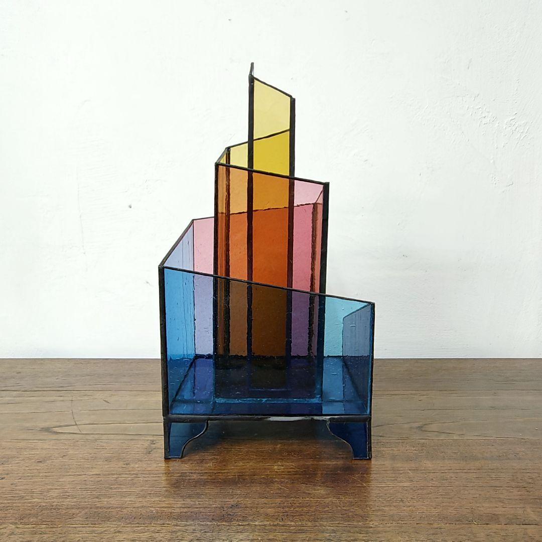 【Stained glass】ステンドグラス　オブジェ