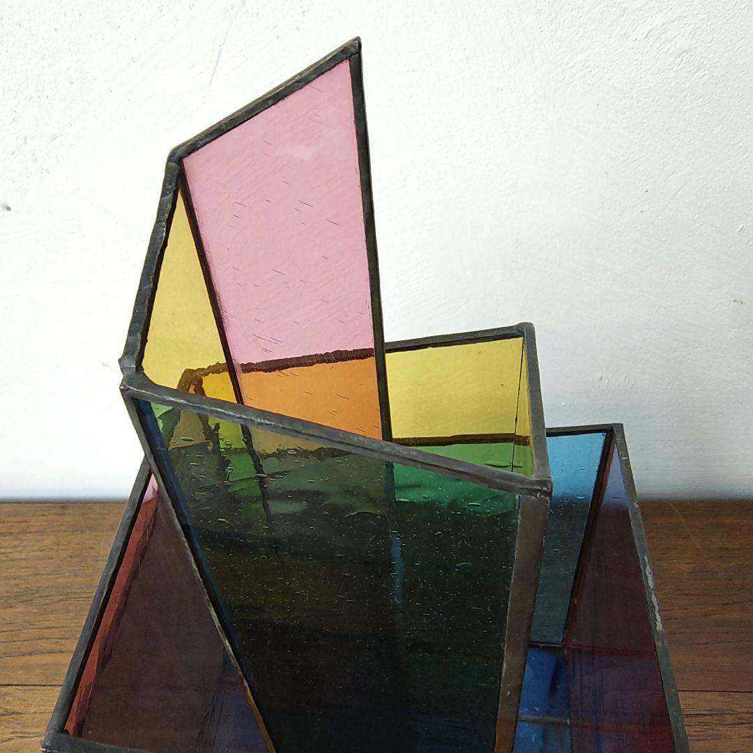【Stained glass】ステンドグラス　オブジェ