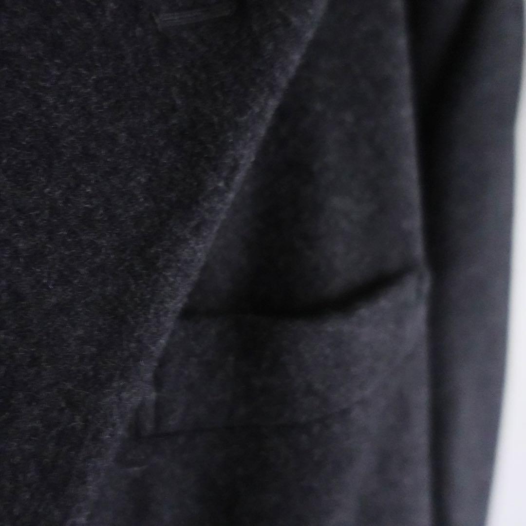 1980s ANTONIO FUSCO カシミアウールフランネルダブルコート