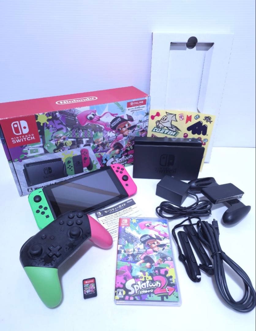任天堂Switchニンテンドースイッチ スプラトゥーン2セットHAC-001本体