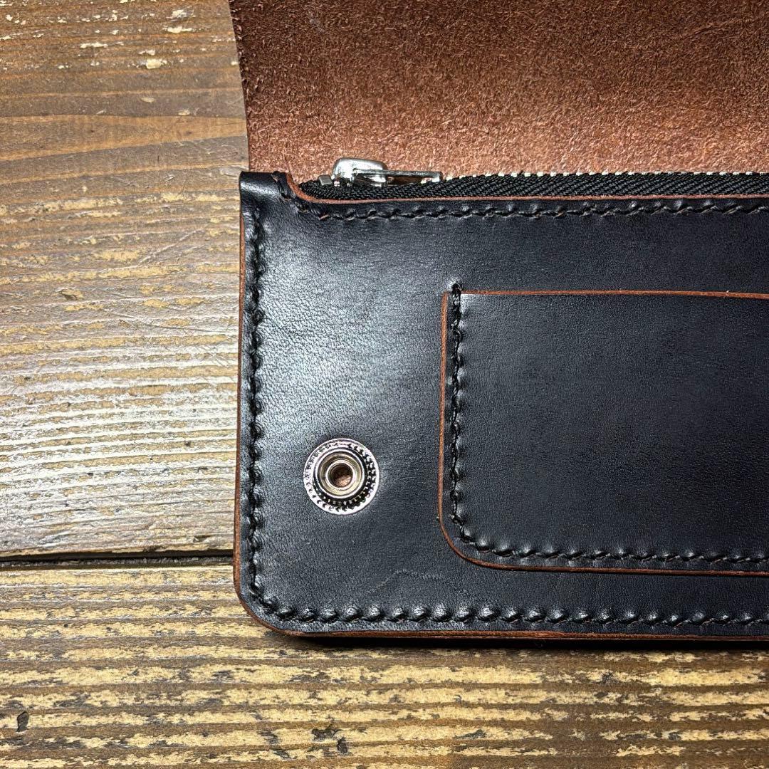 茶芯ハンドメイドトラッカーウォレット チェーンセット