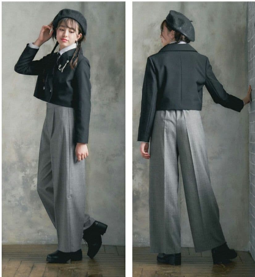 【美品】アリサナ　卒服　卒業式　165　フォーマルパンツスーツ