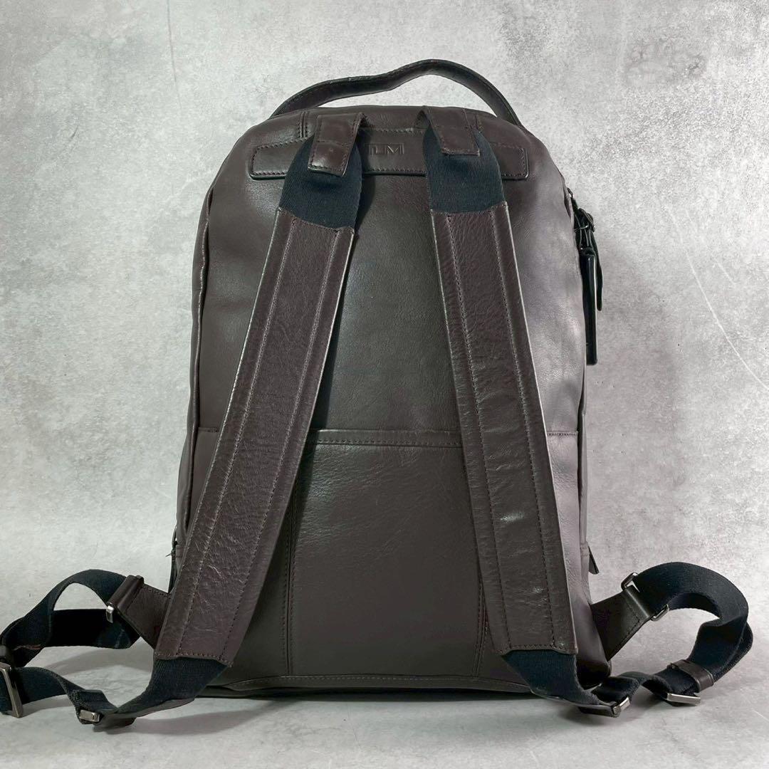 極美品 Tumi トゥミ ハリソン リュック バッグパック デイパック レザー
