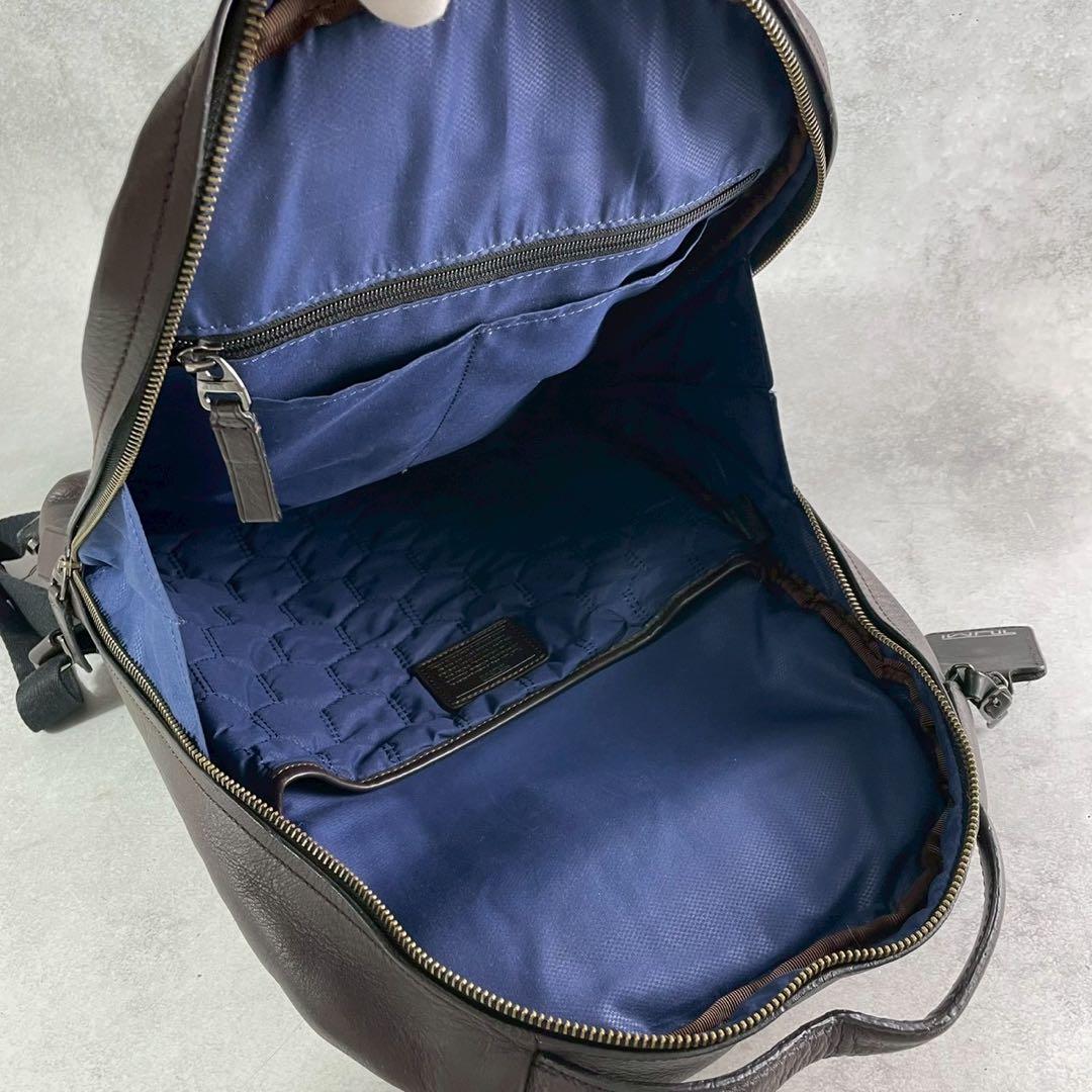 極美品 Tumi トゥミ ハリソン リュック バッグパック デイパック レザー