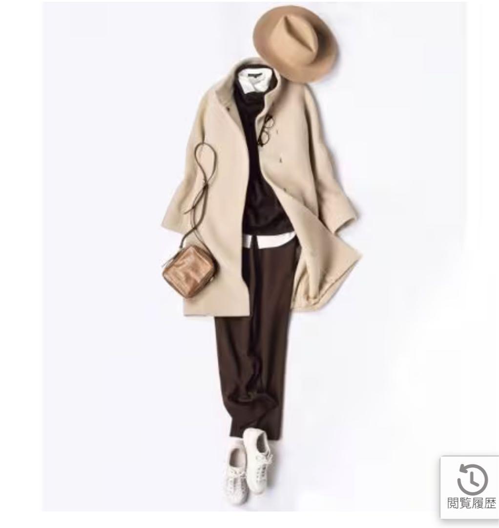 ライトベージュ ロングコート 23区 サイズ38