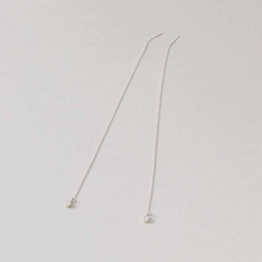 unique/ユニーク SLOBE別注 ダイヤモンドチェーンピアス